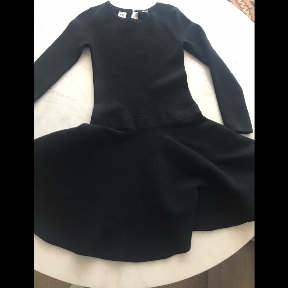 Black sweater dress